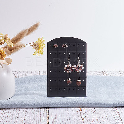 48 Holes Acrylic Earring Display EDIS-WH0003-01-1