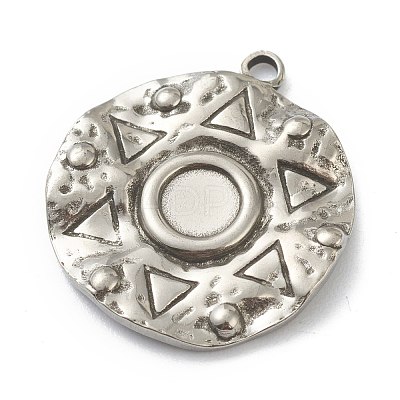 Non-Tarnish 304 Stainless Steel Pendants STAS-G244-24P-1
