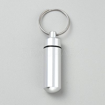 Aluminum Keychain Hanging Bottle DIY-WH0888-374B-1