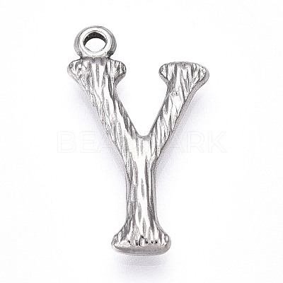 304 Stainless Steel Pendants STAS-N117-01P-Y-1