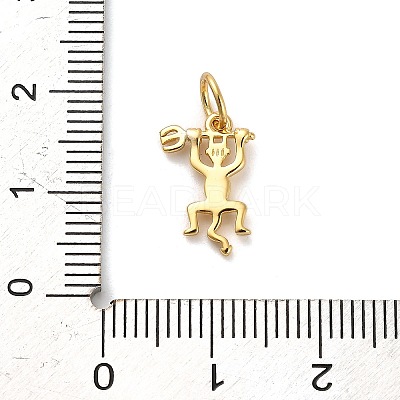 925 Sterling Silver Long-tailed Devil Charms STER-R010-02G-1