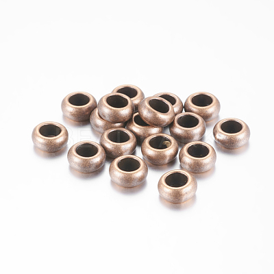 Tibetan Style Alloy Beads X-TIBEB-48831-R-FF-1