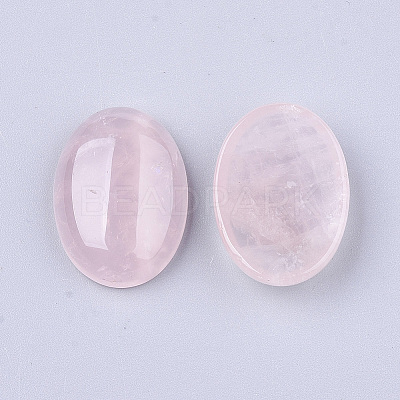 Natural Rose Quartz Cabochons X-G-S349-25A-07-1