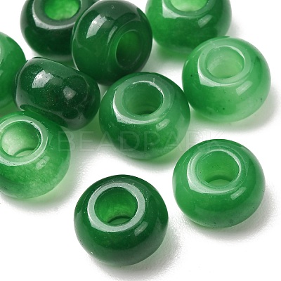Dyed Natural Quartz European Beads GG-CBA0022-18-1