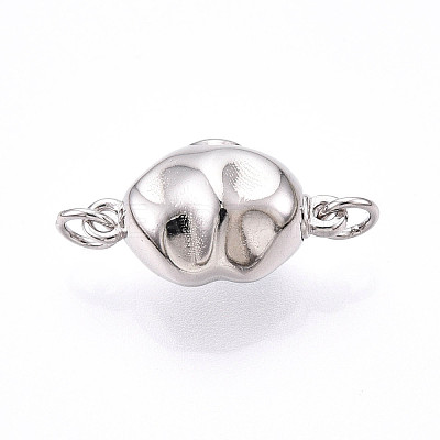 925 Sterling Silver Box Clasps STER-T007-136P-1