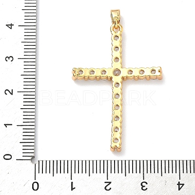 Brass Micro Pave Cubic Zirconia Pendants KK-A281-26B-G-1