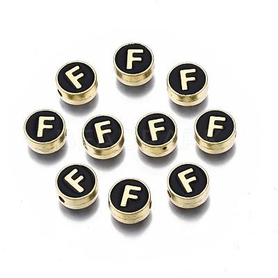 Alloy Enamel Beads ENAM-N052-006-02F-RS-1