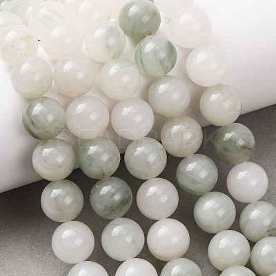 Natural Sinkiang Jade Beads Strands G-T150-A03-12mm-1