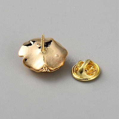 Brass Lapel Pin Backs for Backpack Clothes JEWB-WH0028-76-1