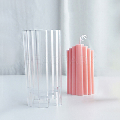 DIY Plastic Trapezoid Candle Molds CAND-PW0001-035-1
