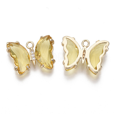 Glass Pendants GLAA-T021-24H-1