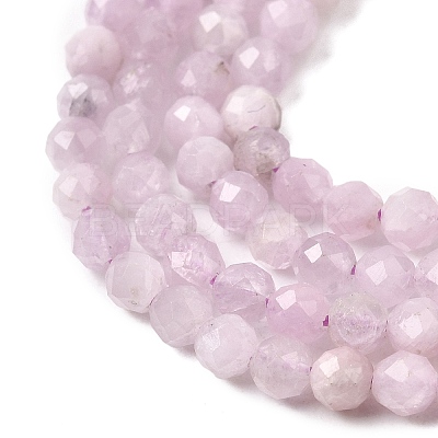 Natural Kunzite Beads Strands G-G343-B04-3mm-1