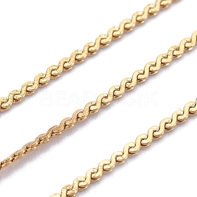 304 Stainless Steel Serpentine Chains CHS-F011-12A-G-1