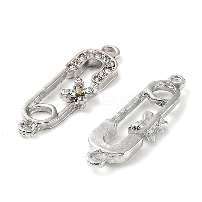 Alloy with Rhinestone Pendants FIND-B028-07P-1