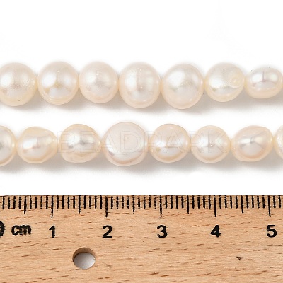 Natural Cultured Freshwater Pearl Beads Strands PEAR-P064-19J-06D-1
