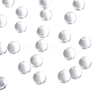100Pcs Natural Quartz Sphere Beads G-NB0005-51B-1