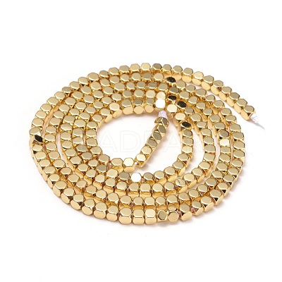 Electroplate Non-magnetic Synthetic Hematite Beads Strands G-I260-09A-1