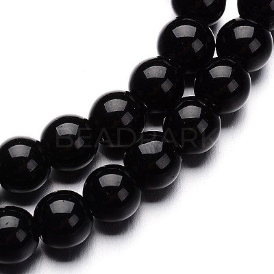 Glass Round Bead Strands X-GLAA-I028-10mm-02-1