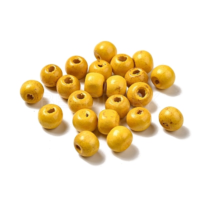 Natural Wood Beads X-YTB022-5-1