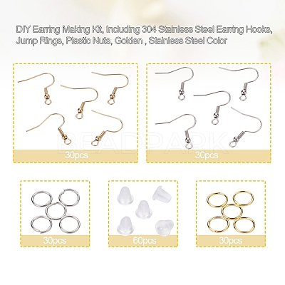 DIY Earring Making Kit DIY-YW0004-03-1