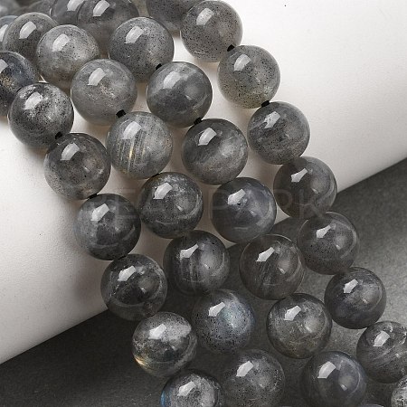 Natural Labradorite Beads Strands G-J120-28-8mm-A-1