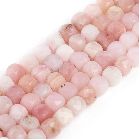 Natural Pink Opal Beads Strands G-E560-A05-4mm-1