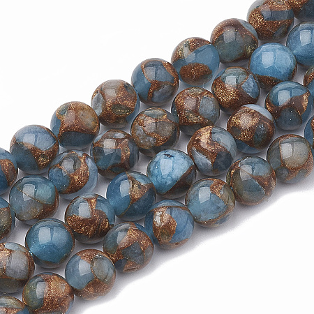 Natural Chalcedony Beads Strands LS-X-G-S333-10mm-014C-1