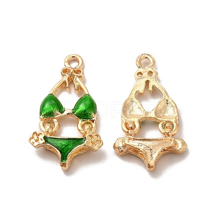 Alloy Enamel Pandants ENAM-K067-48KCG-04-1