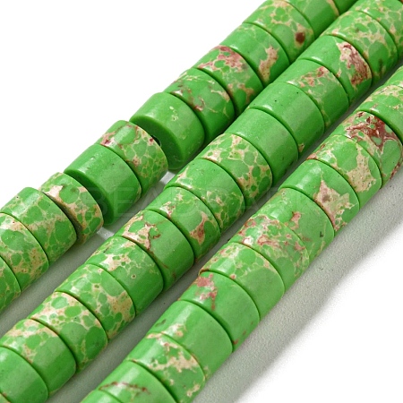 Synthetic Imperial Jasper Dyed Beads Strands G-D077-D01-01F-1