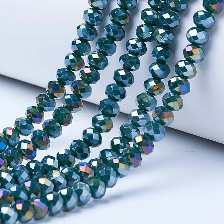 Electroplate Glass Beads Strands LS-EGLA-A044-P6mm-B12-1