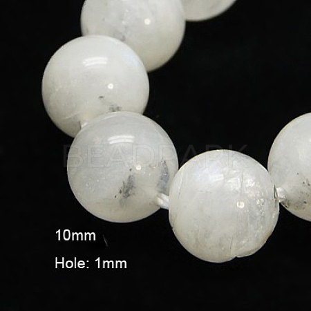 Natural Moonstone Beads Strands G-C068-10mm-1-1