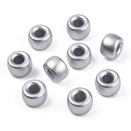 Spray Painted Plastic Beads KY-T025-01-G03-1