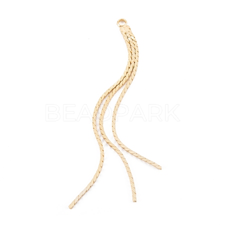 Brass Big Pendants X-KK-K251-14G-1