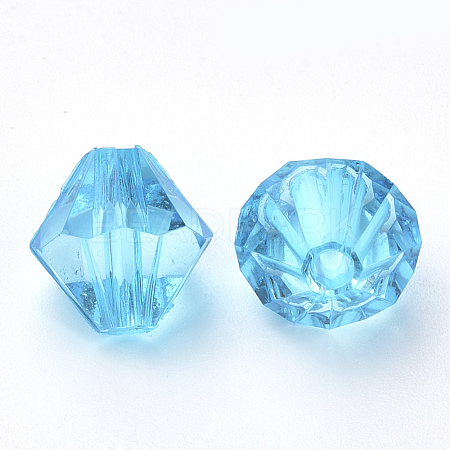 Transparent Acrylic Beads TACR-S146-4mm-15-1