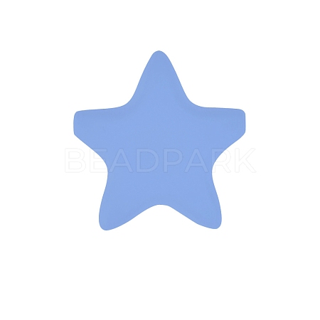 Star Silicone Focal Beads PW-WG37751-22-1