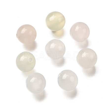 42Pcs Transparent Resin UV Reactive Beads RESI-Z041-05-1