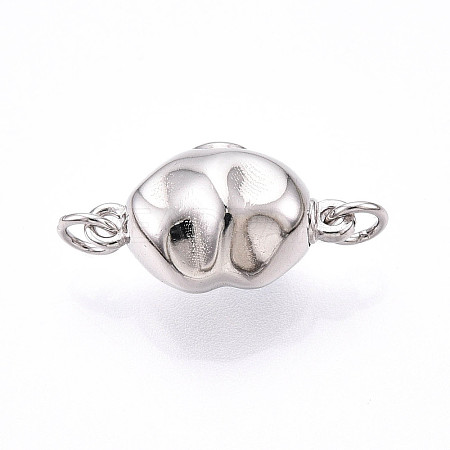 925 Sterling Silver Box Clasps STER-T007-136P-1