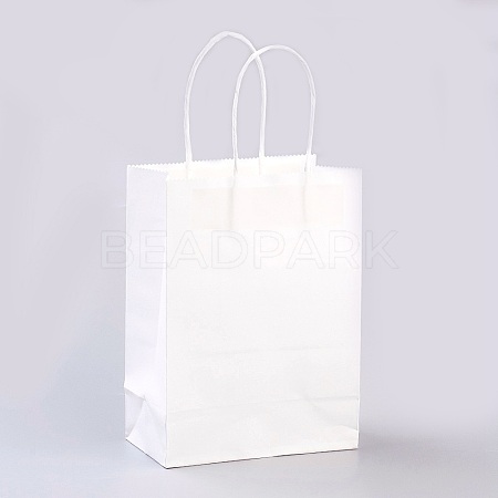 Pure Color Kraft Paper Bags LS-AJEW-G020-C-03-1