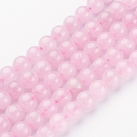 Natural Rose Quartz Beads Strands LS-GSR034-1