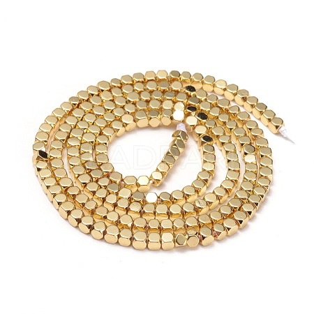 Electroplate Non-magnetic Synthetic Hematite Beads Strands G-I260-09A-1