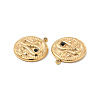 PVD Vacuum Plating 201 Stainless Steel with Rhinestone Pendants STAS-J401-VC1048-3
