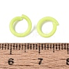 Spray Painted Iron Open Jump Rings IFIN-T017-04B-28-2