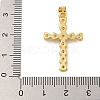 Rack Plating Brass Micro Pave Cubic Zirconia Pendants KK-C074-57G-01-3