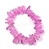 Natural Dyed Quartz Beads Strands G-G791-14P-4