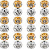 40Pcs 2 Colors Brass Spacer Beads KK-SC0003-97-1