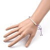 Adjustable Nylon Cord Braided Bead Bracelets BJEW-JB05489-04-5