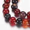 Natural Agate Beads Strands G-G515-8mm-04-3