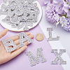 Alphabet Resin Rhinestone Patches DIY-GF0009-18A-3
