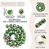 1 Strand Handmade Lampwork Inner Flower Rondelle Beads Strands LAMP-TA0002-72G-3