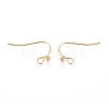 Brass Earring Hooks KK-L198-001G-1